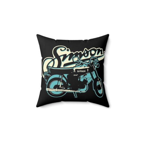 Simson S51 Moped Drivers Pillow - Retro East German Motorcycle Design