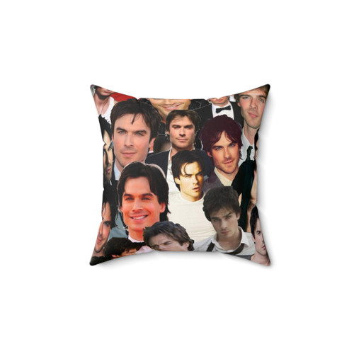 Ian Somerhalder Photo Collage Decorative Pillow