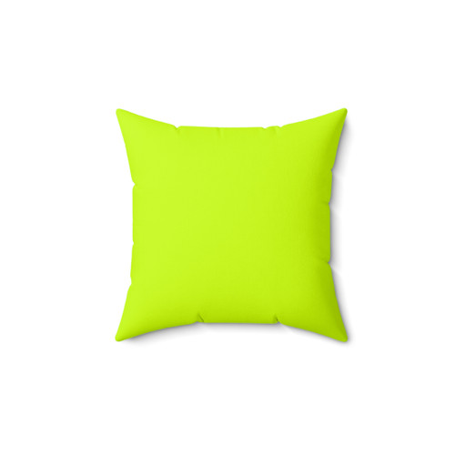 Bright Green Lime Neon Pillow