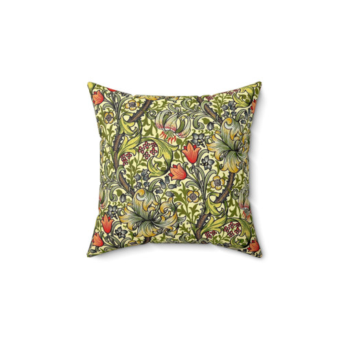 William Morris Golden Lily Floral Pillow