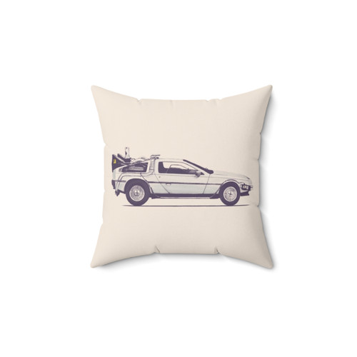 Delorean Car Pillow - Back to the Future Inspired Home Decor