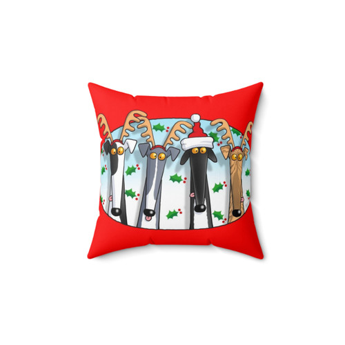 Greyhound Antler Decorative Pillow