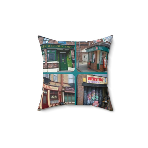 Corrie Iconic Buildings Pillow