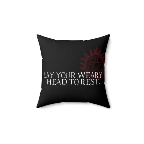 Supernatural Inspired Pillow for Cozy Sleep