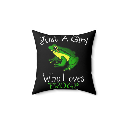 Frog Lover Decorative Pillow