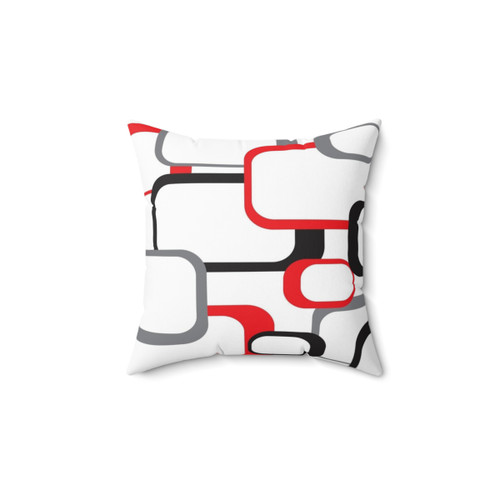 Retro Square Pattern Decorative Throw Pillow