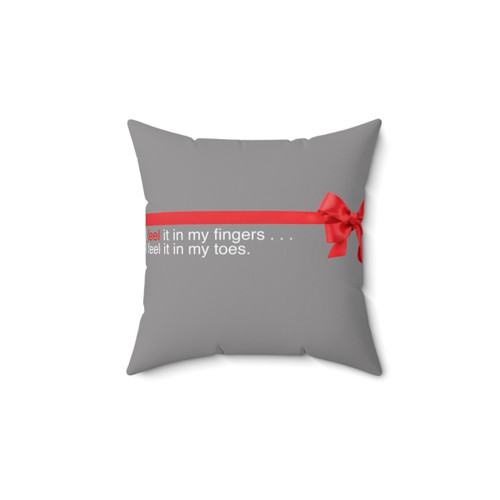 Love Actually Themed Pillow for Cozy Christmas Decor