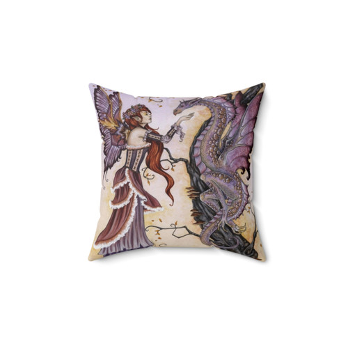 Dragon Charmer Fantasy Pillow