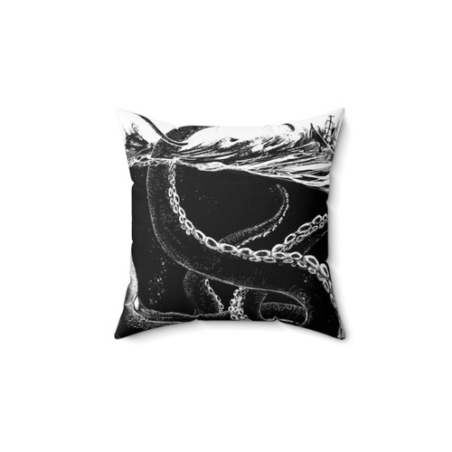 Kraken Octopus Sea Monster Throw Pillow