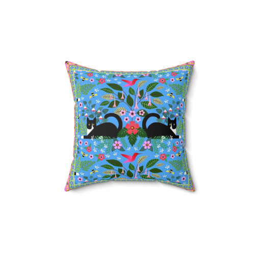 Katie the Hummingbird Pillow for Cat Lovers