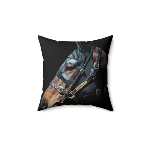 Winx Horse Pillow - Rearing Racehorse Art