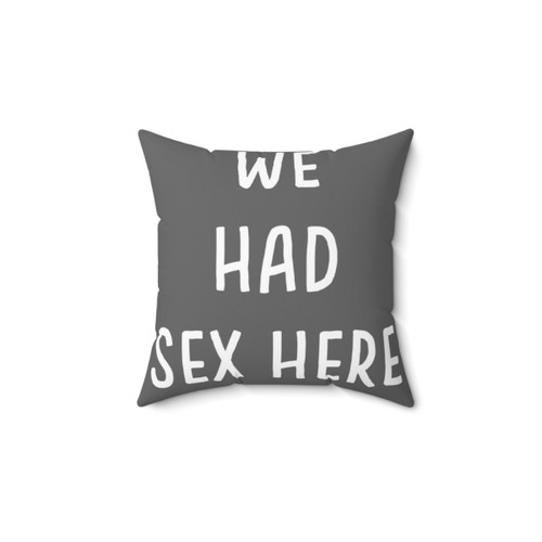 We Had Sex Here Pillow