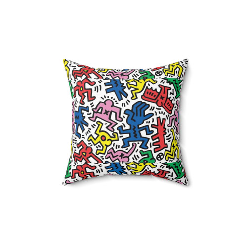Vibrant Pop Art Design Pillow