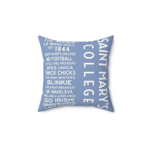 Saint Mary's College Custom Throw Pillow