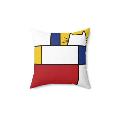 Piet Mondrian Art Design Geometric Pillow