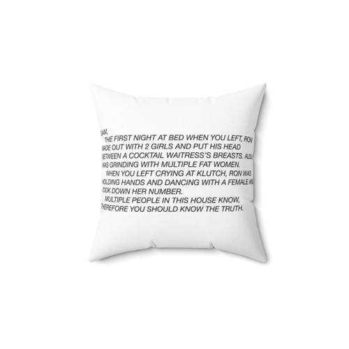 The Letter Pillow - Decorative Throw Pillow