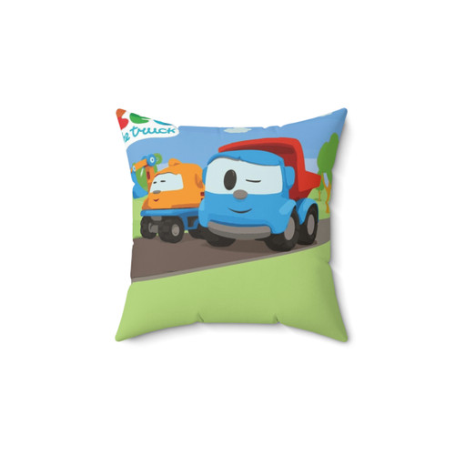LEO and LIFTY Kids Cartoon Truck Pillow
