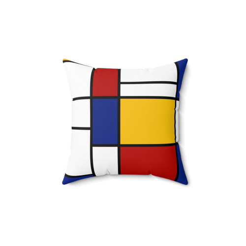 Mondrian-inspired De Stijl #2 Pillow
