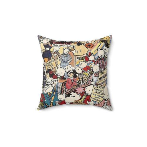 Rupert Bear Themed Decorative Pillow