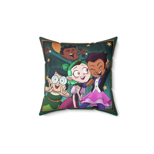 Enchanting Grom Fright Pillow - Featuring Characters from The Owl House