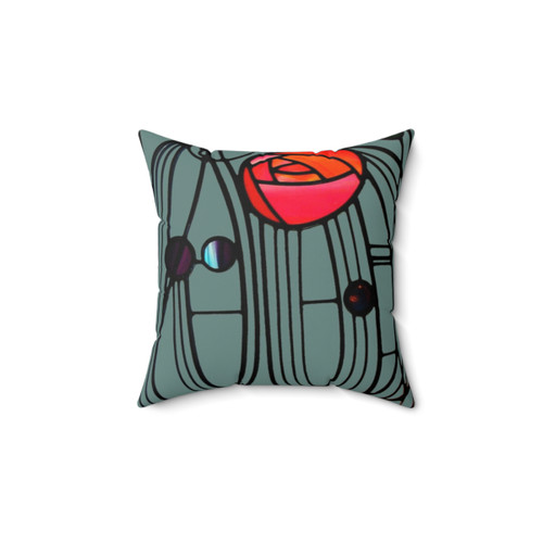 Charles Rennie Mackintosh Roses Decorative Pillow