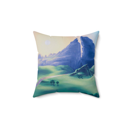 Dueling Peaks Pillow by Mal Makes