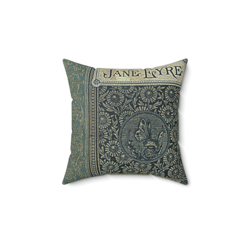 Jane Eyre Old Book Cover Design Pillow