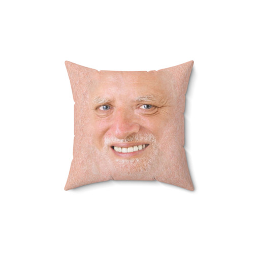 Funny Hide the Pain Harold Meme Pillow