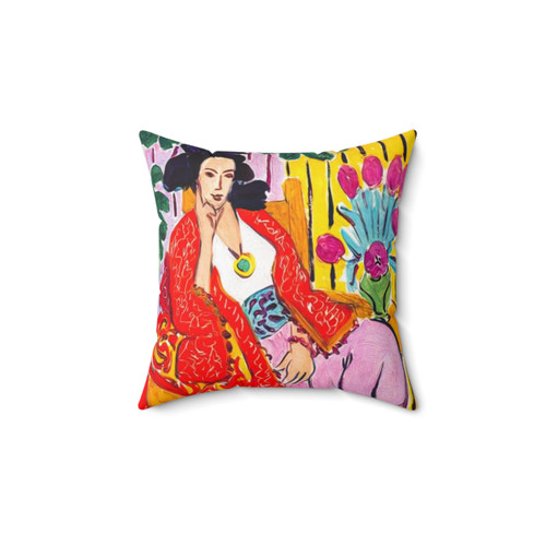 Henri Matisse Odalisque in Red Jacket Pillow