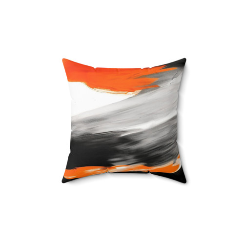 Abstract Waves Decorative Pillow