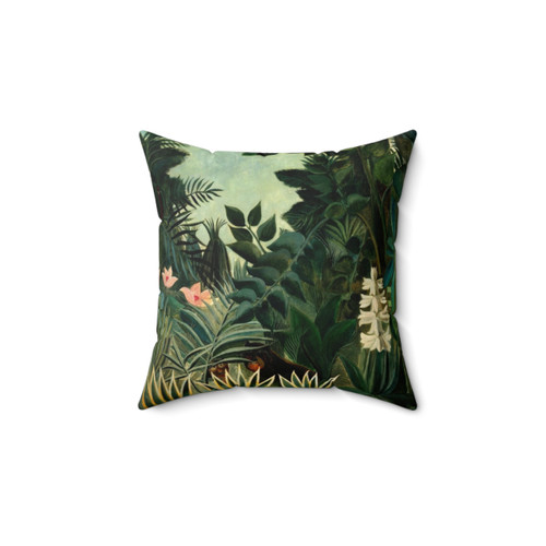 Equatorial Jungle Henri Rousseau Decorative Throw Pillow