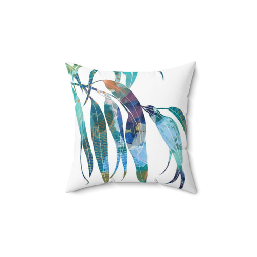 Gum Leaf Decorative Throw Pillow