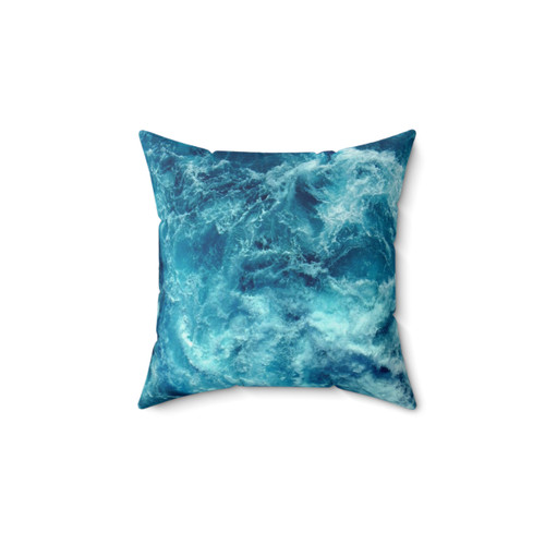Ocean Motion Pillow with Soothing Wave Design