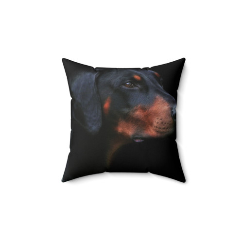 Dobermann Breed Dog Pillow