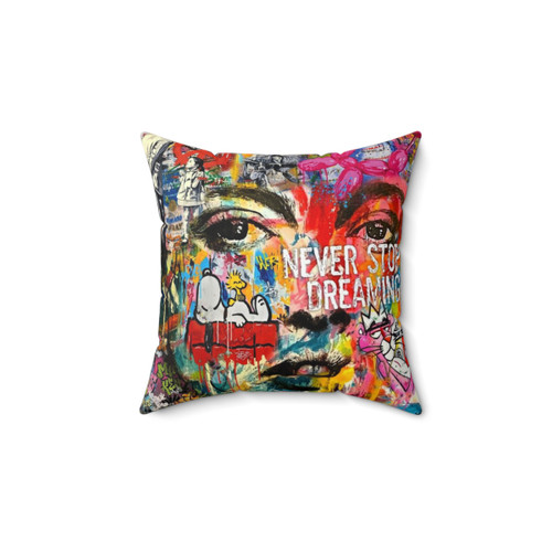 Banksy Inspired Pop Art Pillow
