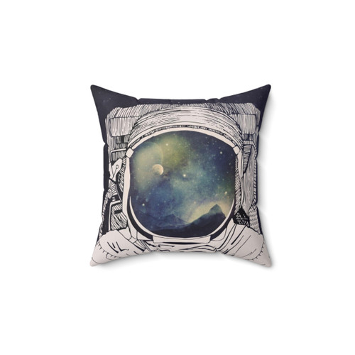 Dreaming Of Space Pillow - Celestial Bedroom Decor