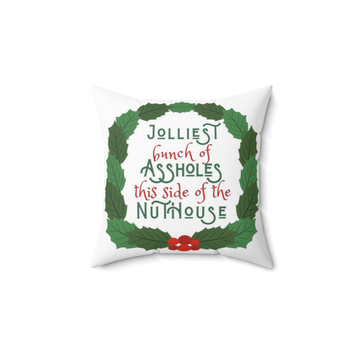 Jolliest Bunch of A-Holes Christmas Vacation Pillow