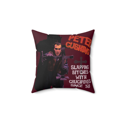 Peter Cushing Hammer Horror Pillow