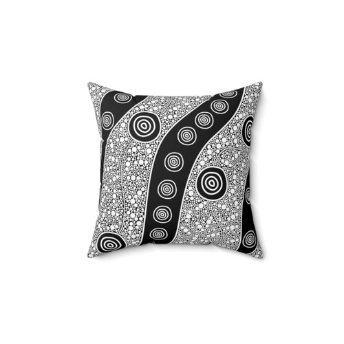 Authentic Aboriginal Art Pillow