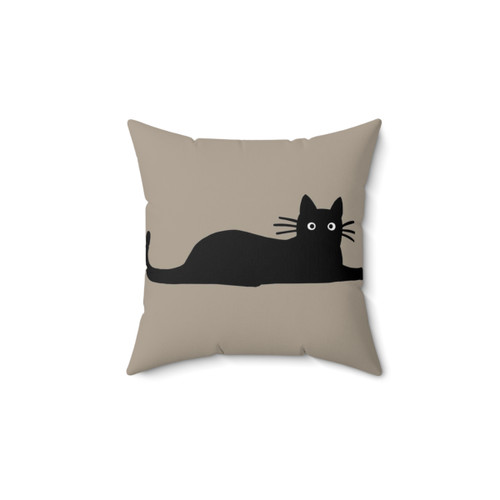 Cozy Black Cat Pillow for Spooky and Adorable Home Decor