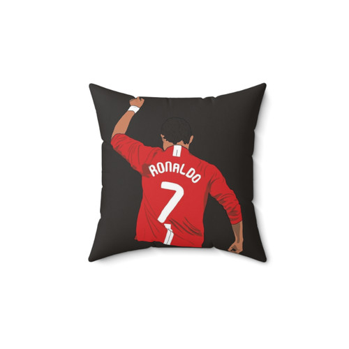 Cristiano Ronaldo Football Pillow | MUFC Decor