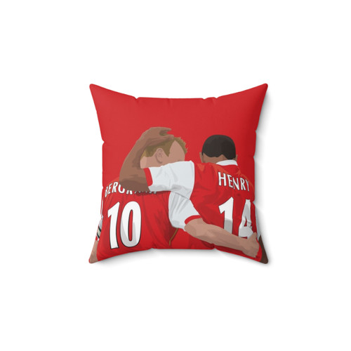 Thierry Henry and Dennis Bergkamp Arsenal Legends Pillow