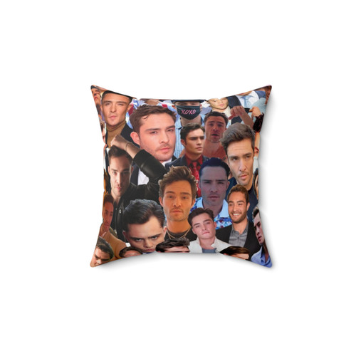 Ed Westwick Photo Collage Pillow