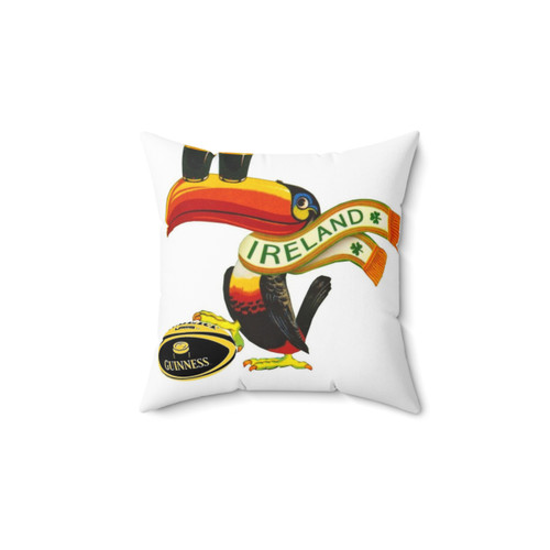 Colorful Ireland Toucan Pillow for Cozy Irish-Inspired Home Decor