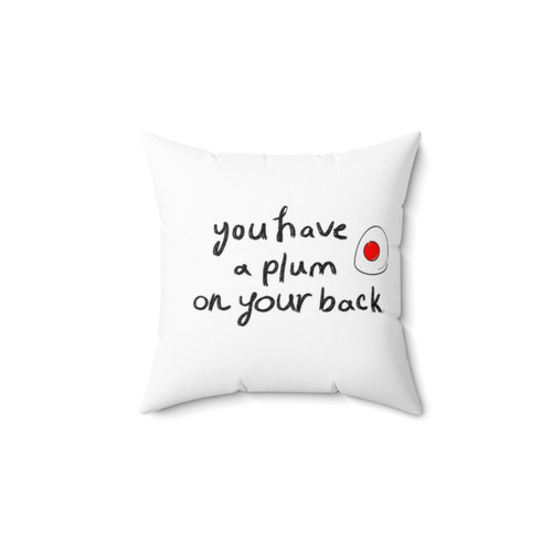 Plum Anime Pillow by Ametrine Arts