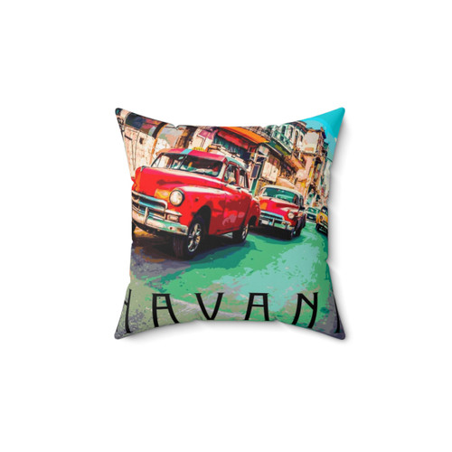 HAVANA Vintage Pillow - Retro Cuban Decor