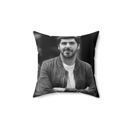 Patrick Fiori Black and White Decorative Pillow