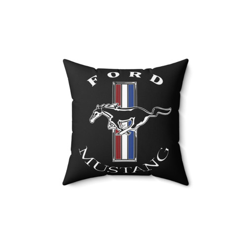 Ford Mustang Logo Decorative Pillow