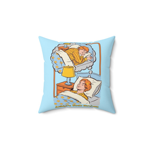 Achieve Your Dreams Pillow - Motivational Sleep Accessory