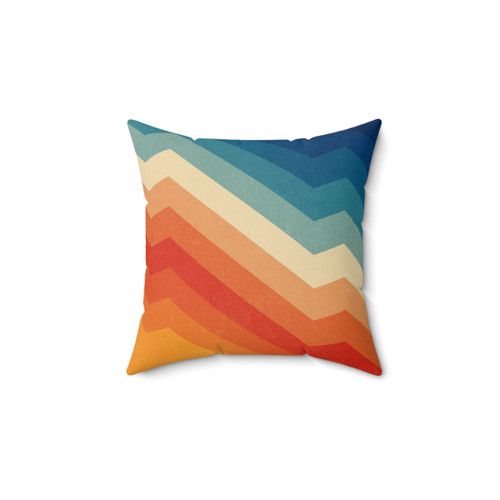 Vibrant Geometric Barricade Pillow
